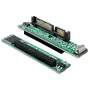 Adapteris DeLOCK 61987 SATA 22p į IDE 44p juodas/žalias