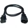 Zebra CS-CAB-IEC-L maitinimo laidas, juodas, 1 m, C13 kištukas, C14 lizdas