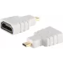 Adapteris HDMI-A lizdas – HDMI-D kištukas ShiverPeaks BS77413-W