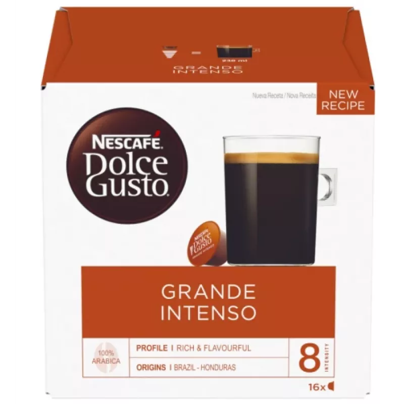 Nescafe Dolce Gusto Grande Intenso kava, 16 kapsulių