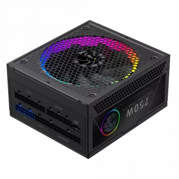 Gamemax RGB 750G 750W maitinimo blokas, 80 PLUS Gold, pilnai modulinis