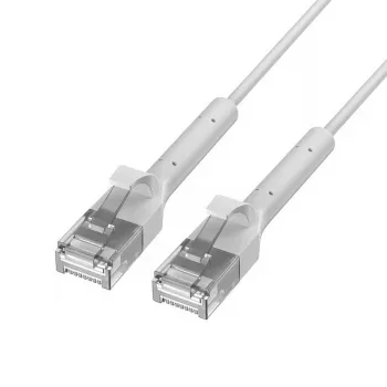 Patchcord Cat.6A U/FTP 1Gbps varinė porinė tinklo jungtis, lūžtančiu antgaliu 10m balta