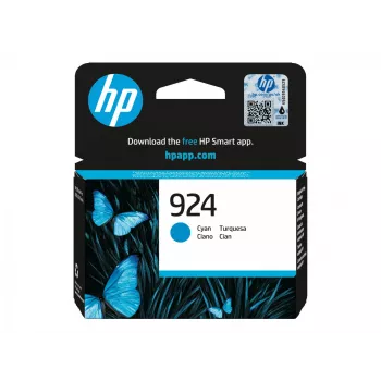 HP 924 Cyan Original rašalo kasetė