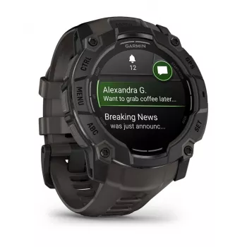 Garmin Instinct 3 AMOLED 3,3 cm (1,3 inch) 50 mm Skaitmeninis 416 x 416 pikselių Liečiamas ekranas Juodas GPS (palydovas)