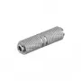 Goobay ausinių adapteris lizdas-lizdas metalinis 3,5 mm Jack sidabrinis