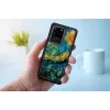 Apsauginis telefono dėklas iKins, skirtas Samsung Galaxy S20 Ultra — žvaigždėto nakties juodos spalvos