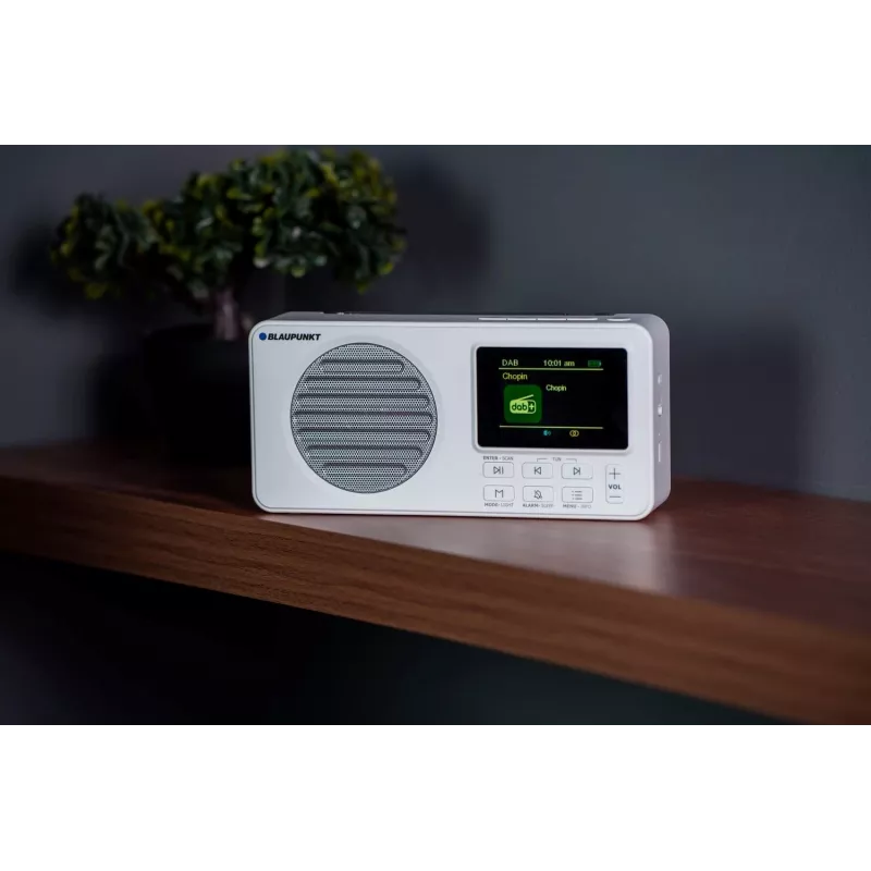 Blaupunkt DR6WH nešiojamas radijo imtuvas, baltas