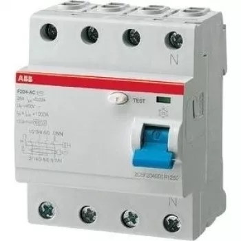 ABB F204 A-63/0,03 A tipo liekamosios srovės įtaisas 4P (2CSF204101R1630)