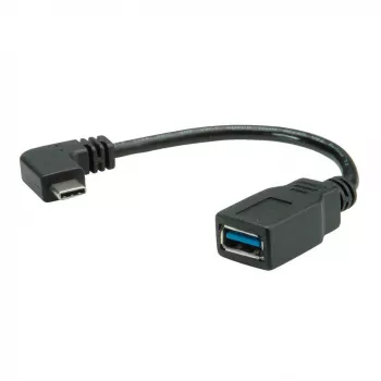 ROLINE 11.02.9031 USB laidas 0,15 m USB 3.2 Gen 1 (3.1 Gen 1) USB A USB C juodas (11.02.9031)
