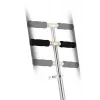 Paspirtukas Razor A5 Lux – aliuminis, 20 cm poliuretano ratai, sulankstomas, reguliuojamo aukščio, max apkrova 100 kg, juodas