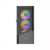 Gembird Fornax 4300 CCC-FC-4300 žaidimų korpusas ATX Midi Tower, grūdinto stiklo, ARGB ventiliatoriai, 2x USB 3.1, 1x USB 2.0, juodas