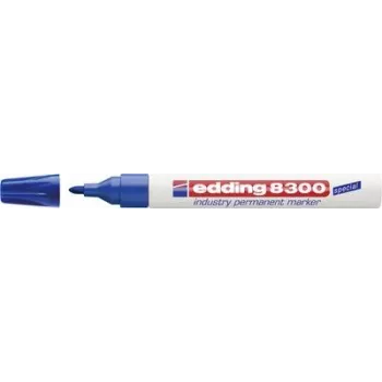 Permanentinis markeris Edding 8300 Bullet Tip mėlynas