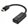 Mini DisplayPort į HDMI keitiklis MediaRange MRCS236, 10 Gbps, 20 cm, juodas