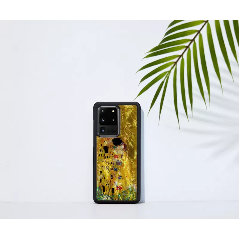 Apsauginis dėklas iKins Samsung Galaxy S20 Ultra — Black Kiss dizainas