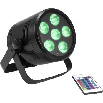LED Par šviestuvas EUROLITE AKKU PAR 6 QCL RGBW su baterija