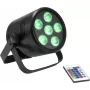 LED Par šviestuvas EUROLITE AKKU PAR 6 QCL RGBW su baterija