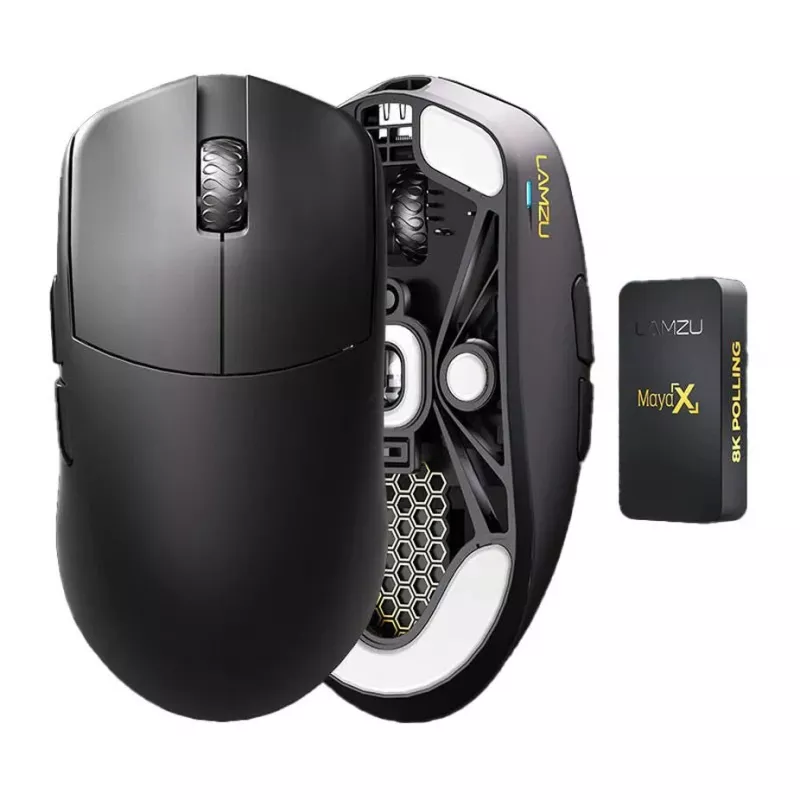 Pelėdės kilimėlis Lamzu Maya X Gaming, anglies juodos spalvos