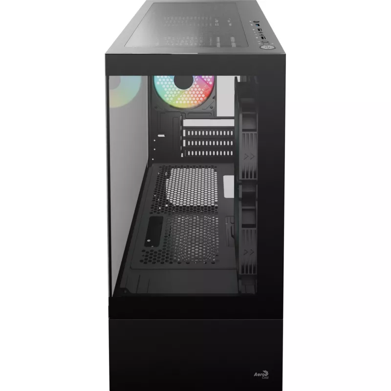 Korpusas Micro/Mini-ITX AEROCOOL Geh Viewport Mini-G-BK-v4 ARGB juodas