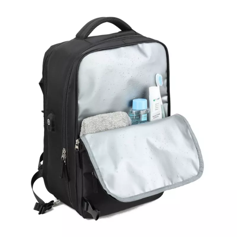 Kuprinė NOVEEN CTB400 unisex 25 L, poliesteris, 40×25×20 cm, juoda