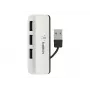 Belkin USB 2.0 4 prievadų kelioninis USB šakotuvas, sidabrinis, F4U021bt