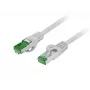 Patchcord Cat.7 S/FTP LSZH CU 0,5m pilkas fluke passed