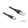 USB laidas DeLOCK 81227 2,5 m USB A – USB C juodas