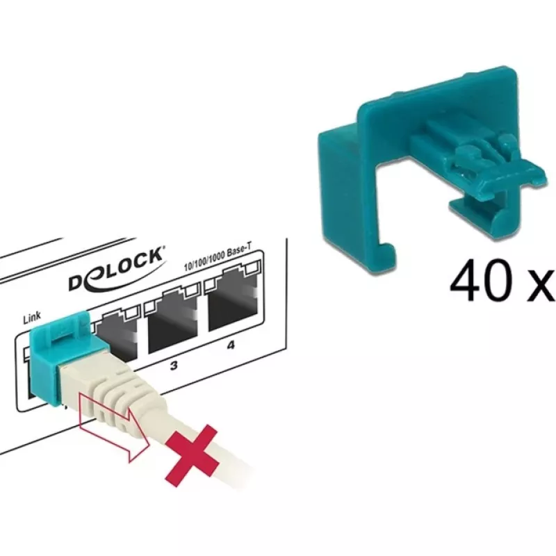 DeLOCK 86446 RJ45 kabelio užraktų rinkinys