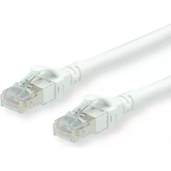 ROLINE Patch-Cable RJ-45 (M) į RJ-45 (M) 30 cm UTP CAT 6 Halogen-Free, Moulded, Stranded Baltas (21.15.2946)