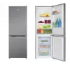 Šaldytuvas su šaldikliu AMICA FK2425.4UNTX(E) laisvai pastatomas, 277 L bendras, apatinis šaldiklis 74 L, inverteris, sidabrinis, 1593×540×550 mm