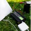 Automobilinis keitiklis Green Cell INV22 — 1500 W, 12 V DC į 230 V AC, 50 Hz, LED, aktyvus aušinimas, juodas