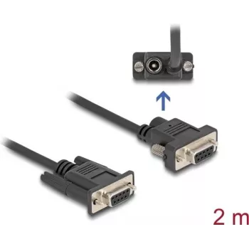 Serijinis kabelis DeLOCK 87838 1,8 m DB9 vyriškas į DB9 vyrišką