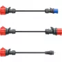 go-e Adapterių rinkinys Gemini flex 11 kW, 3 dalių komplektas (juoda, 30 cm)