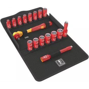 Wera 8100 SB VDE 1 Lizdų rinkinys 17 vnt.