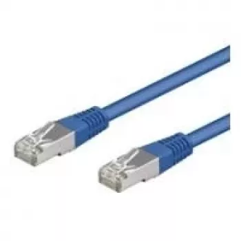 Wentronic Goobay CAT 5e Patch Laidas, SF/UTP, Mėlynas, 5 m - CCA vario mišinys (68057)