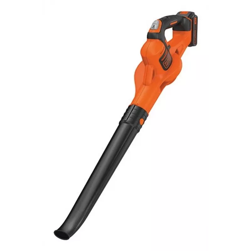 Belaidis lapų pūstuvas Black & Decker GWC1820PC 209 km/h, juoda/oranžinė, 18 V ličio