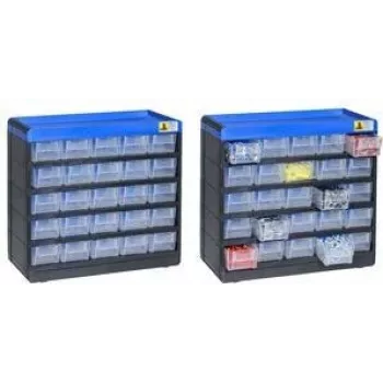 Modulinis smulkių dalių organizatorius allit VarioPlus Pro 464620 29/50 dėtuvėmis, P x A x G 300 x 285 mm
