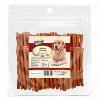 Šunų skanėstai Hilton Soft Rabbit Sticks 500 g – triušio skonio hipoalerginės kramtomos lazdelės šunims