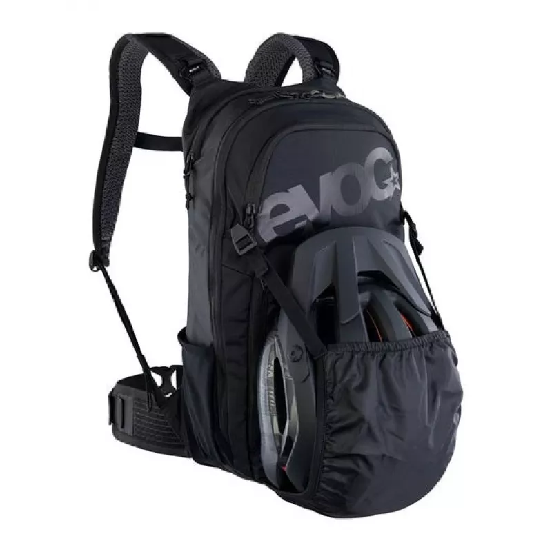 Kuprinė dviračiams EVOC Stage Black Nylon 12L su 2L hidratacijos sistema