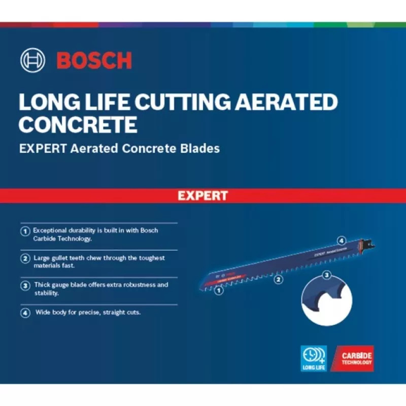 Bosch Expert 2 608 900 410 pjūklo geležtė stūmokliniam pjūklui, karbidinė, 1 vnt.