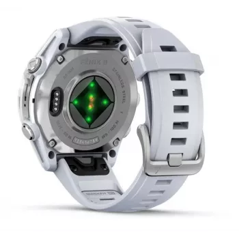 Garmin Fenix 8 43 mm AMOLED 1,3 colio išmanusis laikrodis sidabrinis