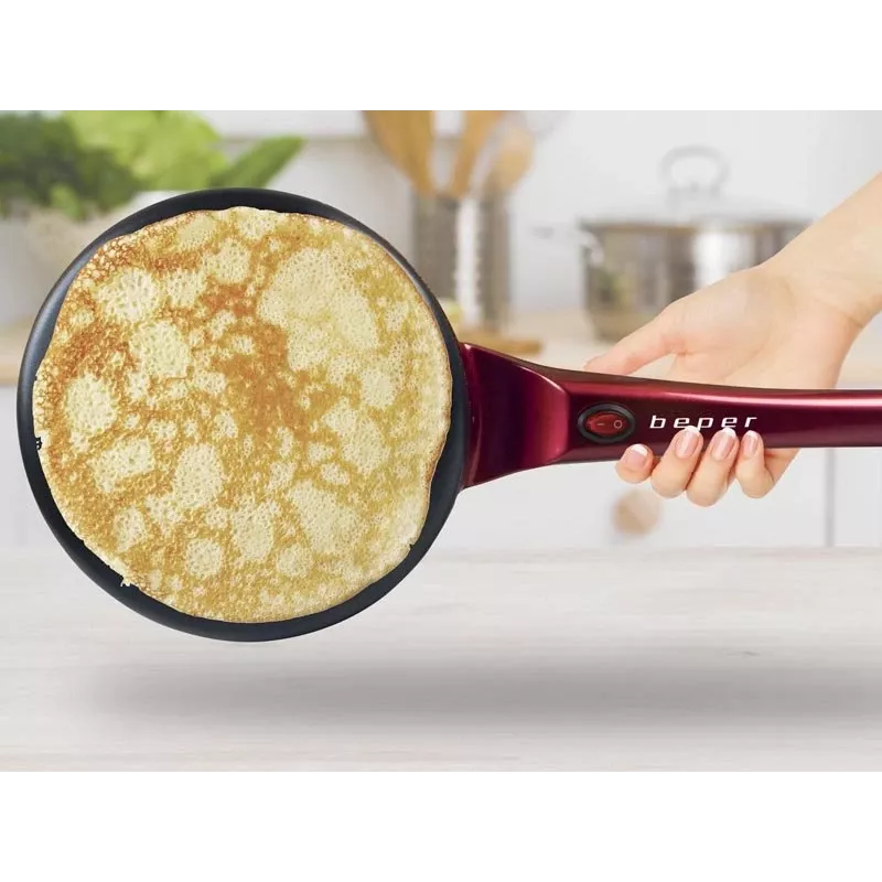 Blyninė Crepe maker Beper BT.710Y - elektrinė blynų keptuvė su nelipnia danga