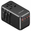 Kroviklis Vention FJGB0 100W GaN su 3× USB-C ir 1× USB-A, juodas
