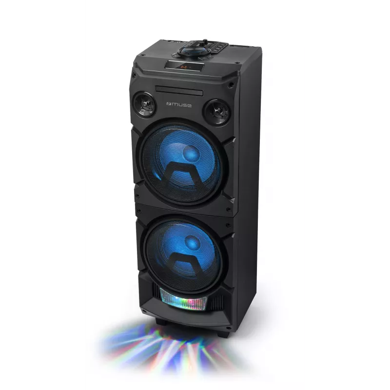 Muse M-1937 DJ nešiojamas vakarėlių garsiakalbis juodas 600 W