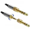 Garso kabelis 3,5 mm DeLOCK 85780 1 m juodai pilkas