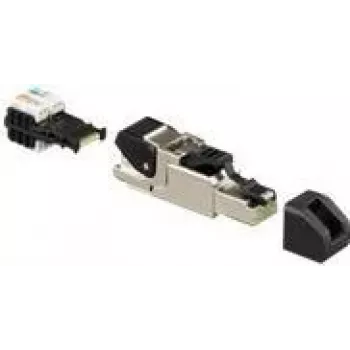 RJ-45 kištukas Rutenbeck 13900321 Pilka