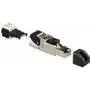 RJ-45 kištukas Rutenbeck 13900321 Pilka