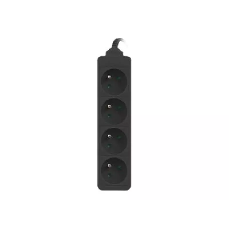 Lanberg PS0-04E-0150-BK ilgintuvas 4 kištukiniai lizdai, 1,5 m, juodas