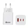 Įkroviklis EXTRA DIGITAL GaN 2x USB Type-C, USB Type-A: 65W, PPS