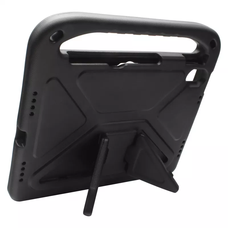 RealPower Shell dėklas iPad 10th Gen (10.9 colio) — putplastis, juoda