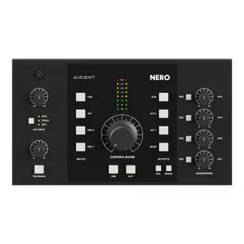 Audient NERO – monitorinis valdiklis su keturiomis ausinių išvestimis